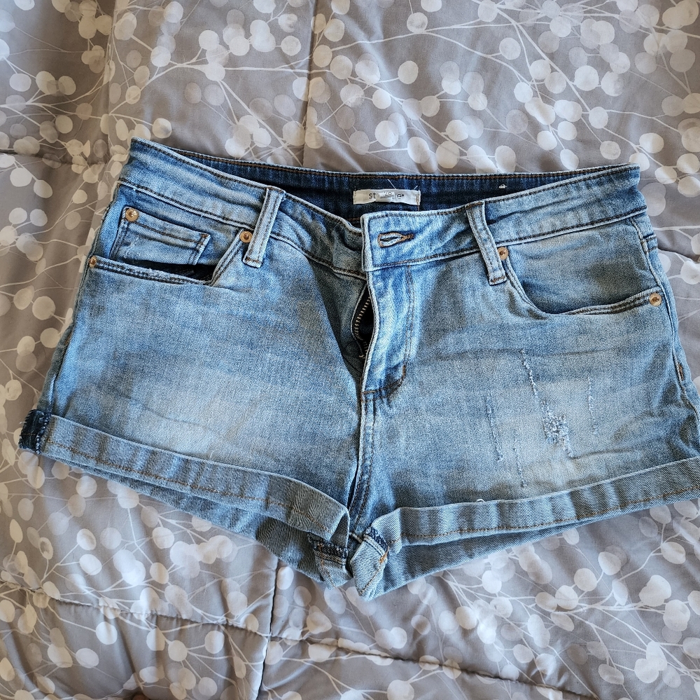 Light colored STS Blue shorts